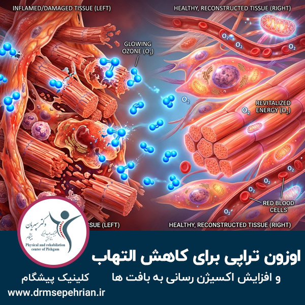   اوزون تراپی برای کاهش التهاب و افزایش اکسیژن رسانی به بافت ها