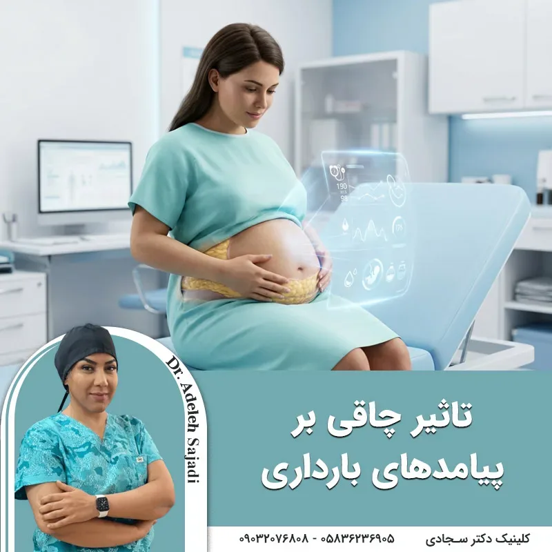 تاثیر چاقی بر پیامدهای بارداری